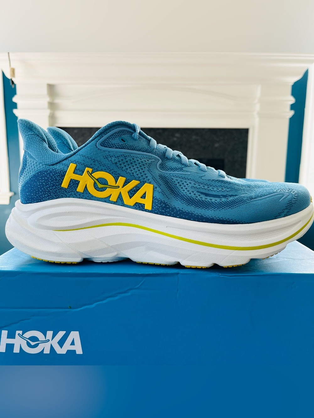 Sz 10 Hoka One One HOKA Clifton 10 Alpine Blue/Foggy Night 1162032/ALF